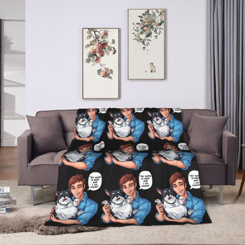 Dispatch Game Character Super Soft Blanket Boy Girl Plush Throw Blanket Fluffy Home Decor Flannel Bedspread Sofa Bed Cover