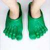 Fashion Funny Toe Slippers Ghost Shoe Flats Flip Flops Party Sandals Scary Green Christmas Costume Dress Accessories Halloween Shoes