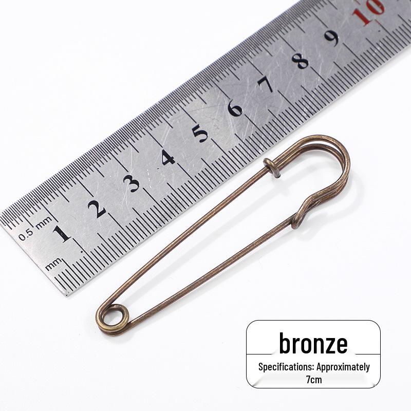 Большая булавка для шали, пряжка для свитера, брошь - Ручная работа, аксессуар для DIY-украшений