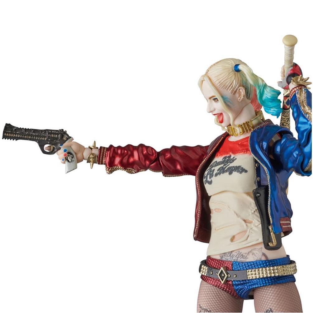 Фигурка MAFEX HARLEY QUINN окрашенная "ОТРЯД САМОУБИЙЦ" немасштабная ABS&ATBC-ПВХ