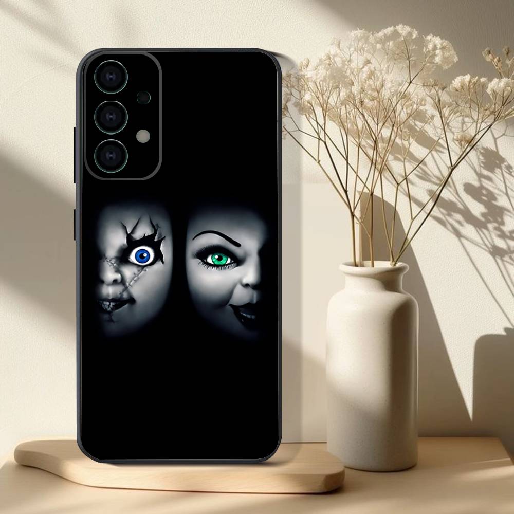 Чехол для телефона Chucky Doll из фильма ужасов для Samsung S25, S24, S21, S22, S23, S30, Ultra, S20, Plus, Fe, Lite, Note, 10, 9, 5G Черный