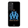 Phone Case - MANIACASE - Samsung Galaxy S23 - OM Olympique De Marseille Logo - Silicone - Black