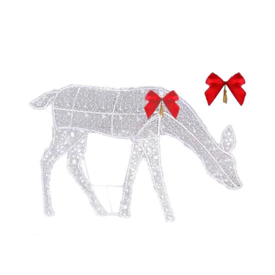 Рождественская светящаяся фигура оленя, уличная светящаяся семья оленей