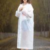 Long Raincoat Single-breasted Hooded Reusable Men Women Rainy Day Outdoor Hoodie Rain Coat for Garden