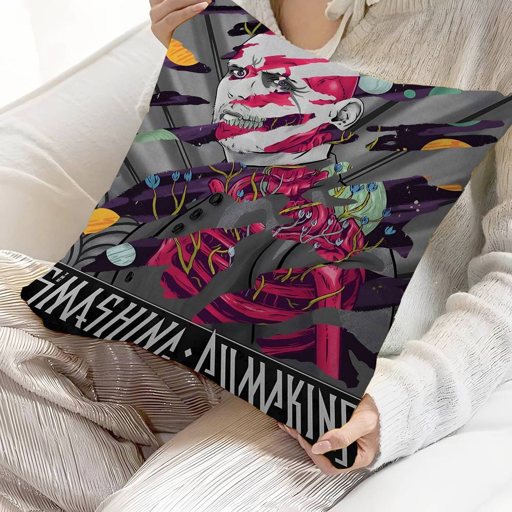Smashing PPumpkins Pillow Cover for Bedroom Room and Living Room Sofa Decorative Cushion Cover