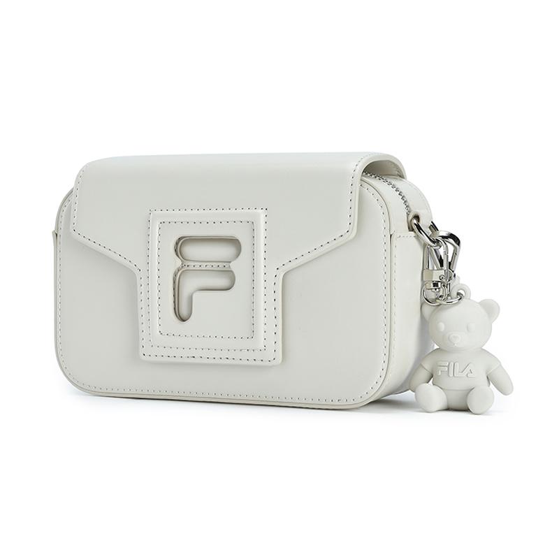 New FILA Polyurethane With Synthetic Leather Crossbody Bag, Shoulder Bag Mini Women's Moonlight Gray F13W439173FGY