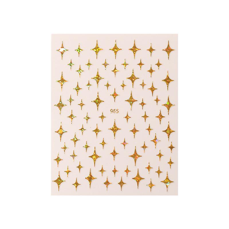 3 Sheets Hearts Nail Stickers Self Adhesive Heart Nail Decals for Natural Fingernails and Acrylic Nails Heart Nail Decor for Na