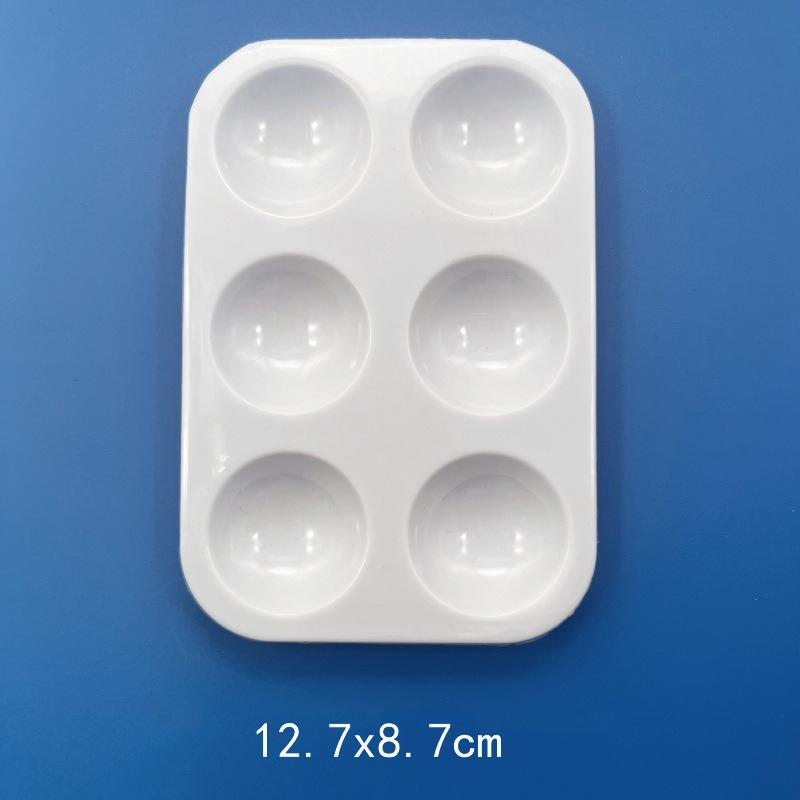 1 шт. Палитра для рисования Многоразовая Легко моется Пластиковый поддон для красок Художественные принадлежности Необходимое для любителей рисования Офис Школа ZYF