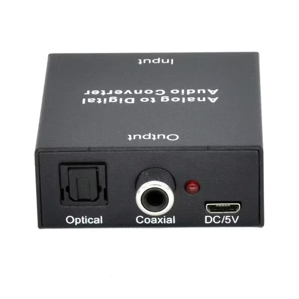 Цифро-аналоговый аудиоконвертер SPDIF 3,5 мм Опто-аналоговый преобразователь L/R-RCA Опто-3,5 мм