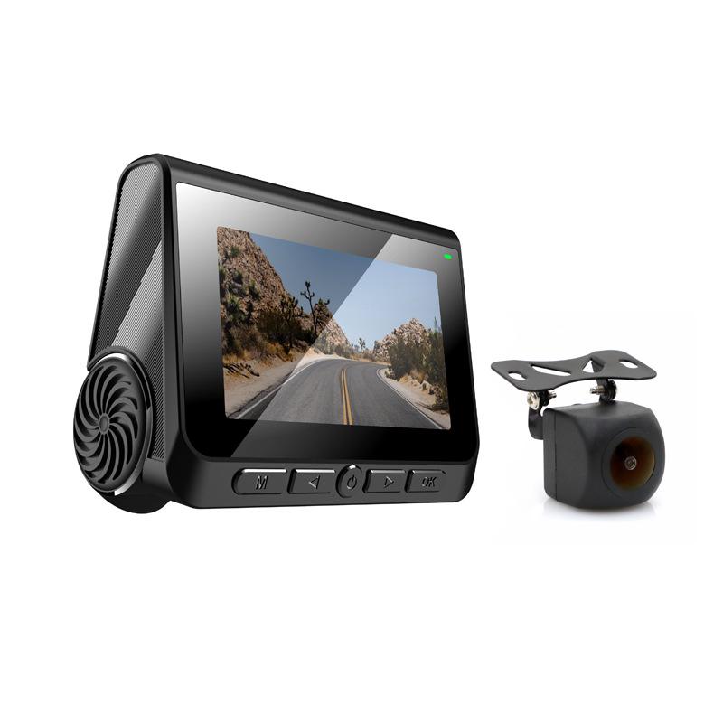 4K Двойной автомобильный видеорегистратор с GPS, WiFi и камерой ночного видения