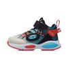Li Ning Детские Нескользящие Амортизирующие Износостойкие Дышащие Высокие Кроссовки для Бега Детские Кроссовки Черно-Камуфляжные YKNR026-3
