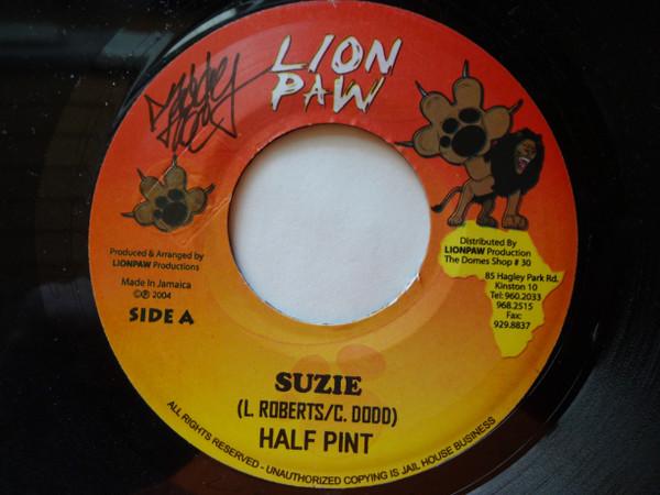 7-дюймовая пластинка HALF PINT Suzie NONE Lion Paw Produc 2004 Ямайка Регги Ска Даб Б/у