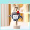Plush Tofu Stinky Keychain Cartoon Doll Pendant Bag Decoration Toy Gifts Cute