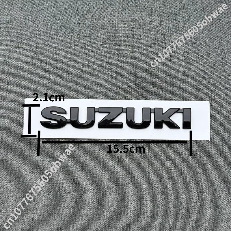 HECQ4 For SUZUKI car Emblem Hood Letter Emblem personality Rear tail trunk Decals badge sticker Decal styling auto Accessories