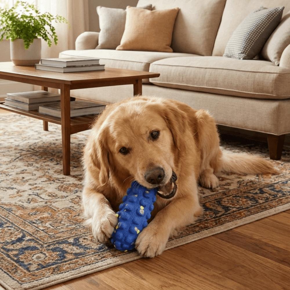 Flexible Dog Chew Toy Bite Resistant Dog Teething Stick Funny Dog Toothbrush Stick Home Play
