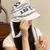 Korean Style Letter Baseball Cap Hiphop Strappy Bandana Hat Fashion Scarf Hat Summer