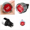 DC12/24V 50A Car SUV Truck Engine Ignition Starter Push Button Red LED Universal