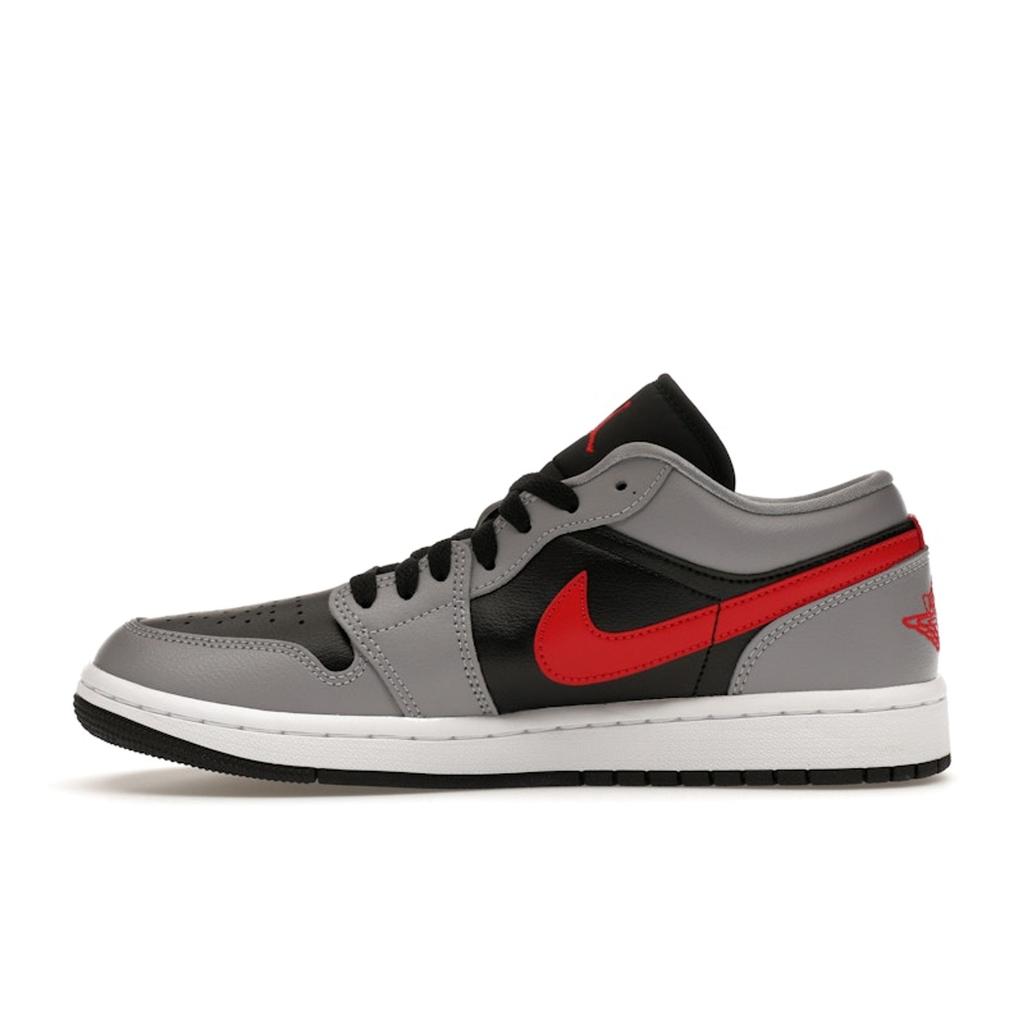 Air Jordan 1 Low Cement Fire Red женские кроссовки Серо-цементно-серый черный FZ4183-002