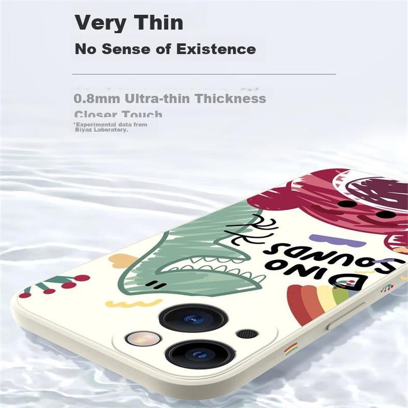 Liquid Silicone Case for IPhone 11, Protective Cover with Painted Creative Design, Shockproof Soft Doodle Winnie The Pooh], 6.1 Inch White