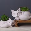 Силиконовая форма 3D Зебра Лиса Форма для цветочного горшка DIY Ремесленные изделия ручной работы Гипс Свеча Кристалл Эпоксидная смола Форма для домашнего декора