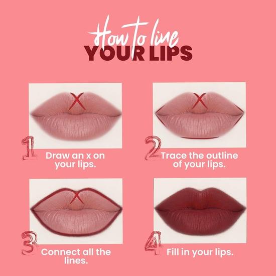MARS Matte Lip Liner | Легкое нанесение одним движением | Стойкий карандаш для губ (1,4 г) (02-ГЛУБОКИЙ РАССВЕТ)