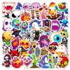 50 Halloween Stickers Death Ghost Pumpkin Lantern Cartoon Doodle Stickers DIY Suitcase Laptop Stickers