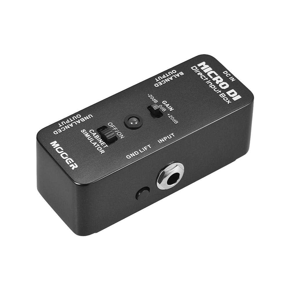 MOOER MICRO DI Симулятор кабинета DI-бокс Бокс прямого входа Педаль Цельнометаллический корпус