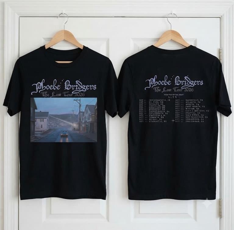 Phoebe Bridgers The Lost Tour 2026 T-Shirt