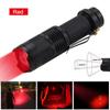 Mini SK68 Zoomable LED Flashlight Waterproof Green/Red/White/UV 365nm/395nm Torch Clip Pen Inspection Beam Light 3 Modes Lantern