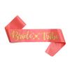European And American Bachelorette Party Bridal Wedding Etiquette Belt Bridesmaid Shoulder Strap Ribbon Customization