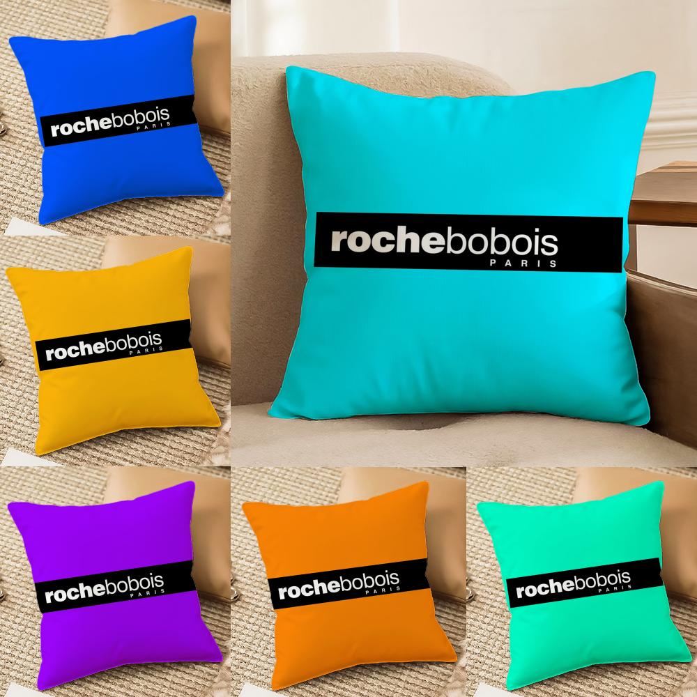 R-Roche Мода B-Bobois Наволочка для подушки Мягкий плюш Двусторонняя печать Декоративная подушка для дивана Наволочка | Всесезонная Прочная Декор Подарок
