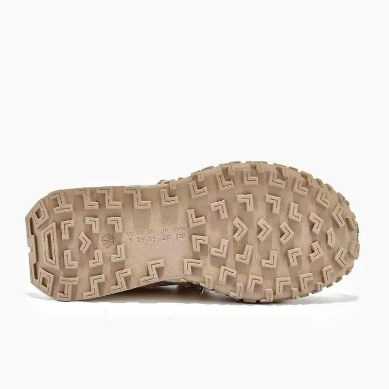 Толстая подошва с круглым носком, шнуровка, цвет соответствует моде, все удобно, нескользящие, дышащие, спортивные, повседневные женские туфли