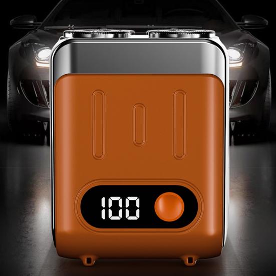 Мужская электробритва IPX7 Водонепроницаемая мини-бритва карманного размера с зарядкой от USB, беспроводная роторная бритва с высокоскоростным мотором и светодиодным дисплеем, портативная бритва