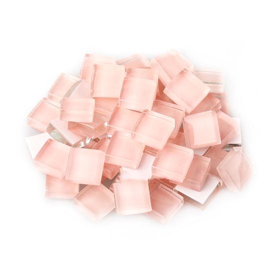 100 г/пакет, 1x1 см, мозаика, разные цвета, прозрачная квадратная мозаика для маленьких детей и взрослых, сделай сам, ручная работа, художественные промыслы, украшение проекта, кусок стекла