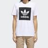 Adidas Originals Trefoil Crew Neck T-Shirt Men Tops Black White CW2336