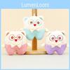 Adorable Cartoon Bear Plush Keychain Soft Pp Cotton Animal Toy Bag Accessory