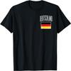 Флаг Германии Deutschland Футбол Футбольный Фан Мужская Женская Детская Футболка