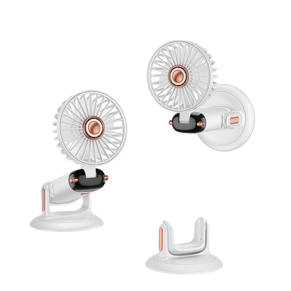 Handheld Fan Portable Small Fan Rechargeable Long Battery Life Multifunctional Neck Hanging Rotating Fan