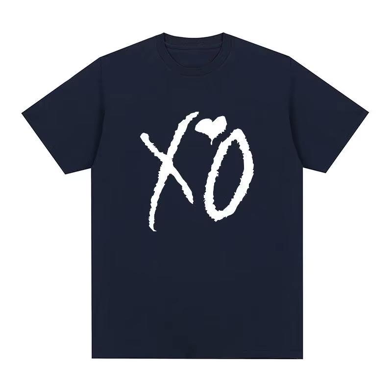 2026 Summer The Weeknd Short-sleeved T-shirt, Wicken Potted Plant Guy XO Hip-hop Album Men's and Women's Harajuk
