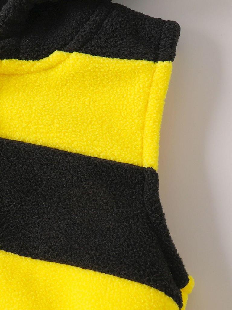 Флисовый комбинезон и шапка «Маленькая пчелка» для малышей - Теплая одежда для осени/зимы