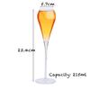 1 шт. Бокалы-флейты для шампанского с золотой отделкой, Бокалы для коктейлей, Элегантно оформленные, Выдувные, Без свинца, Бокалы для шампанского