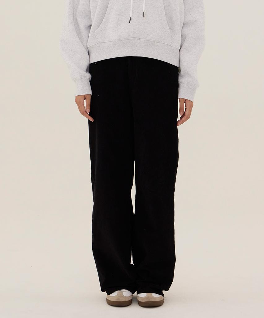 DANGLEDROP Dgdp Corduroy Standard Wide Pants_Black