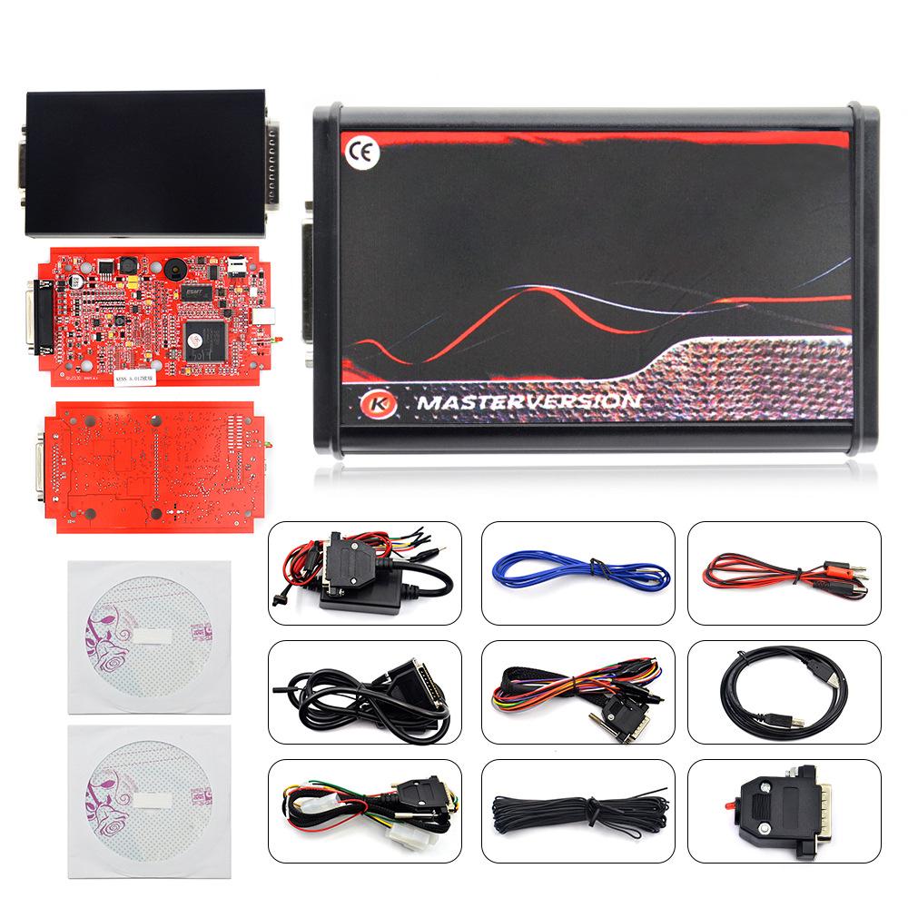 KTAG ECU Programmer V7.020/2.25, Red PCB, 4 LED, Networkable, Unlimited Usage