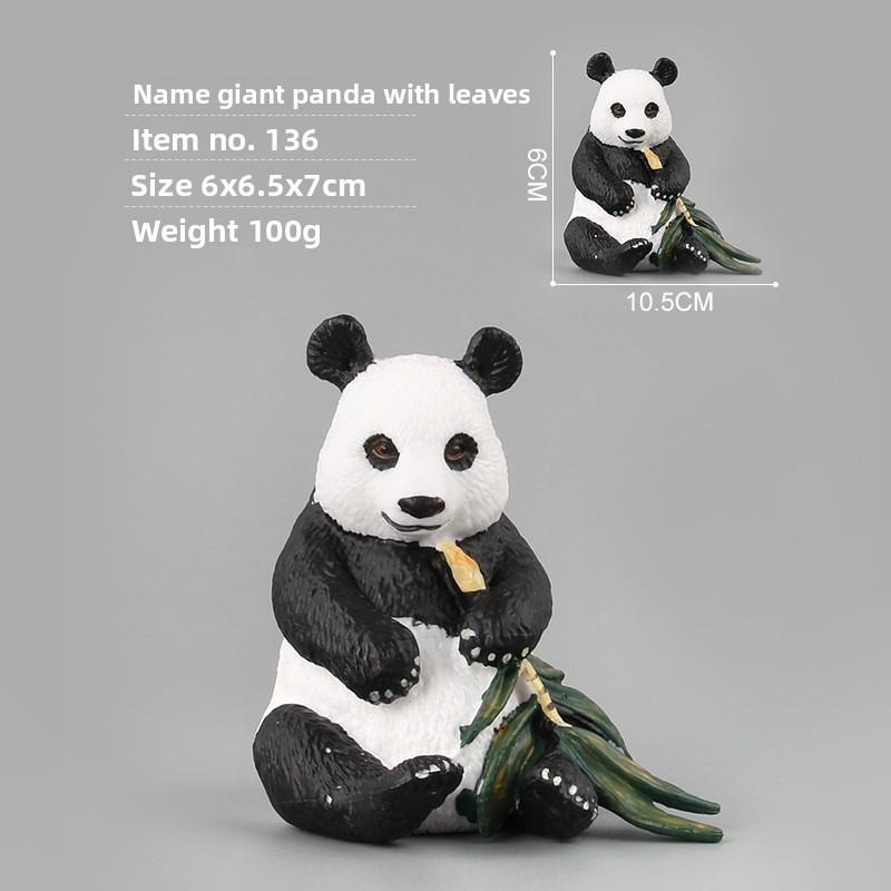 Игрушка-зоопарк с дикими животными и реалистичными фигурками панд для образовательной игры детей