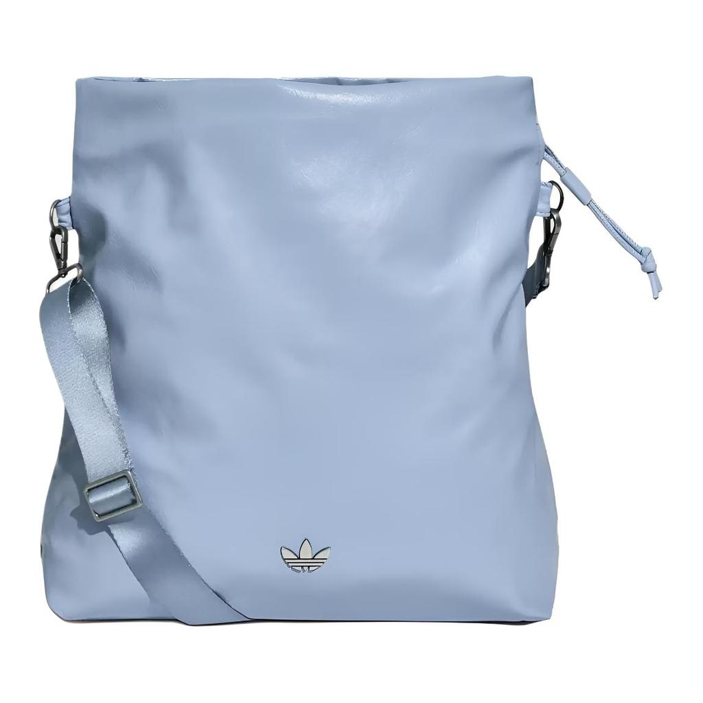 Adidas Originals Casual Versatile PU Shoulder Bag Medium Unisex Shoulder Bag Blue KS5156
