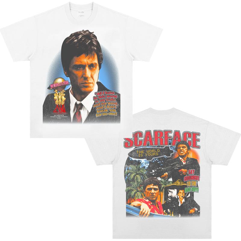 Tribute To Actor Al Pacino Al Pacino Movie Scarface Vintage VTG American Short Sleeve T-Shirt