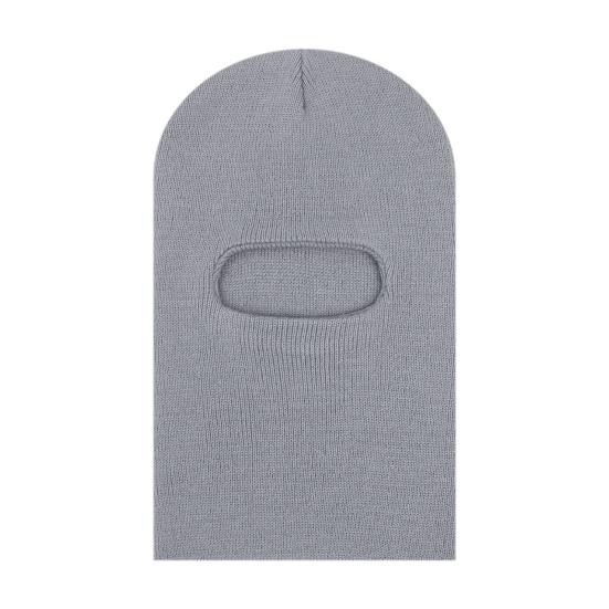 Детская зимняя шапка с интегрированным шарфом из пряжи, вязаная шапка, защита ушей, однотонная