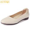 Genuine Leather Women Flats Casual Shoes Lady Loafers Comfortable Women Casual Shoes