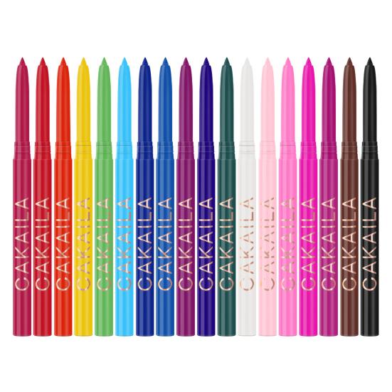 Минималистичная высокопигментированная 18-цветная подводка для макияжа для вечеринок