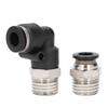 30PCS Set Pneumatic Fittings Kit 1/4in Outer Diameter 1/4 In NPT Thread Air Hose Connector Set